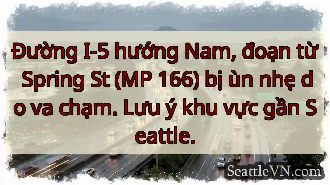 Ùn nhẹ I-5 Nam, gần Seattle