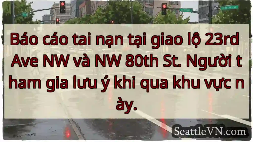 Cảnh báo tai nạn! 23rd & 80th.