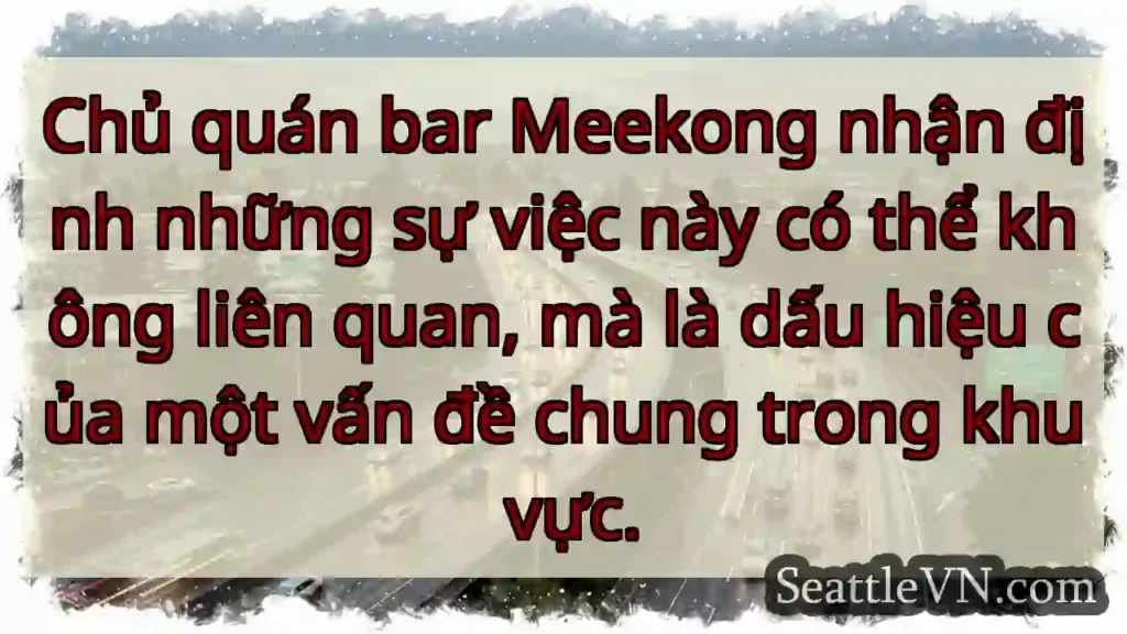 Dấu hiệu chung? Vấn đề khu vực.