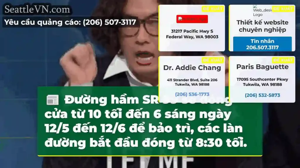 SR 99: Đóng đường đêm 12/5-12/6!