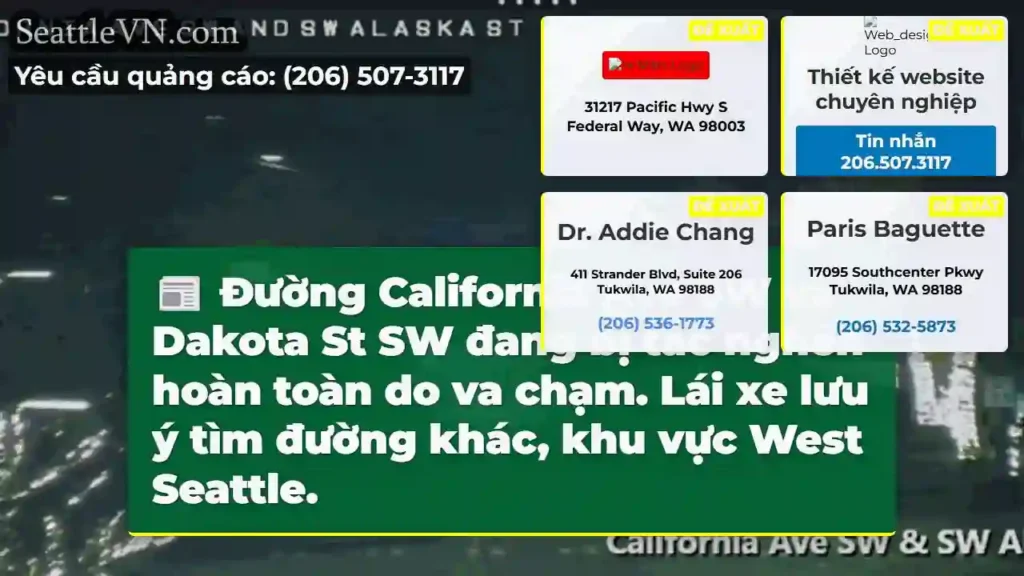 Tắc đường California Ave SW!