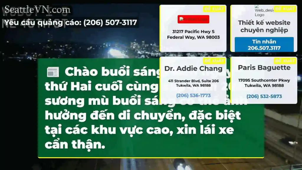 Lưu ý sương mù! Lái xe cẩn thận.