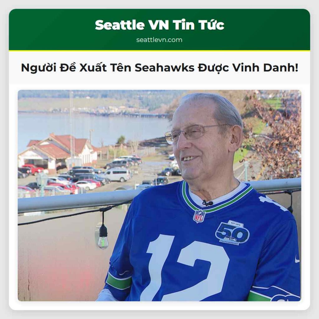 Người Đề Xuất Tên Seahawks Được Vinh Danh!
