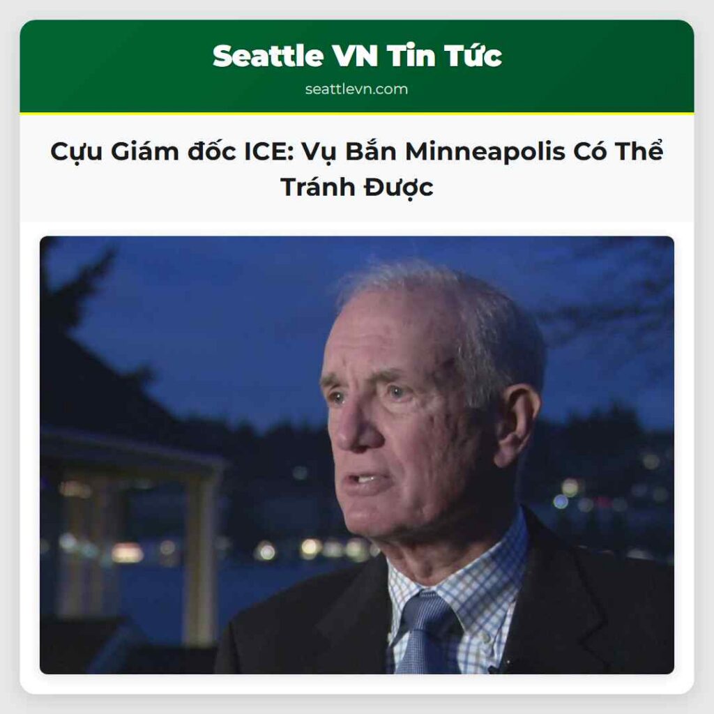 Cựu Giám đốc ICE: Vụ Bắn Minneapolis Có Thể Tránh