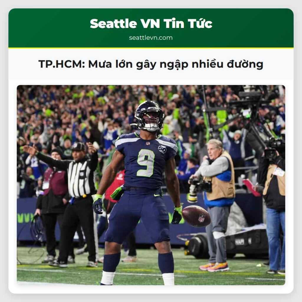 TP.HCM: Mưa lớn gây ngập nhiều đường