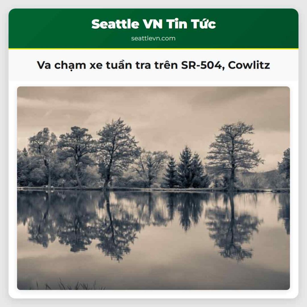 Va chạm xe tuần tra trên SR-504, Cowlitz