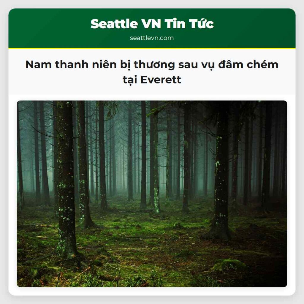 Nam thanh niên bị thương sau vụ đâm chém tại