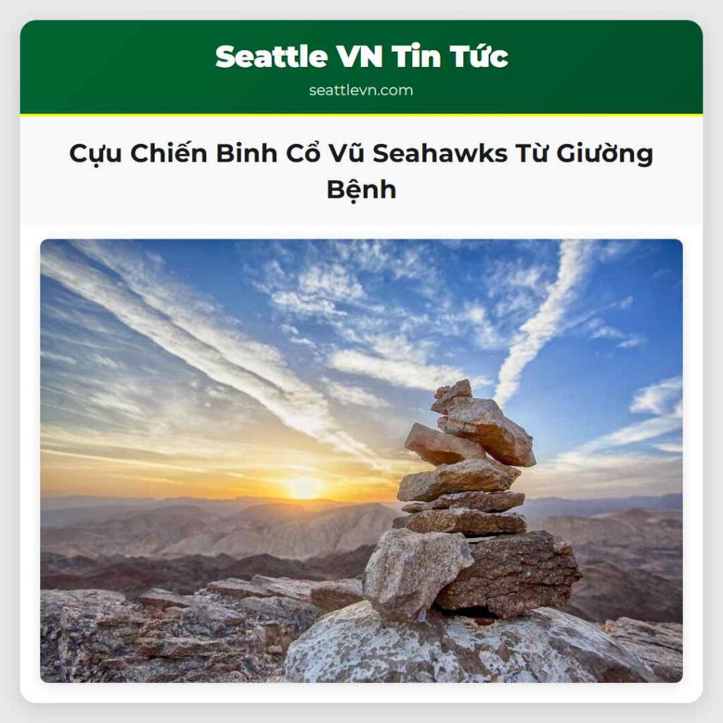 Cựu Chiến Binh Cổ Vũ Seahawks Từ Giường Bệnh