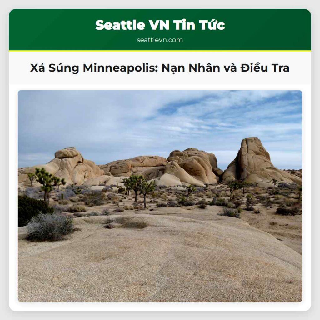 Xả Súng Minneapolis: Nạn Nhân và Điều Tra