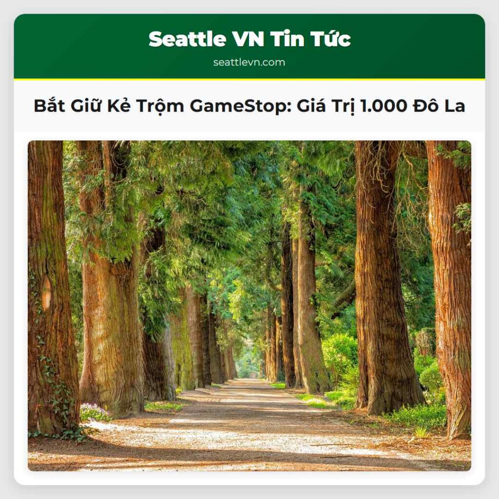 Bắt Giữ Kẻ Trộm GameStop: Giá Trị 1.000 Đô La