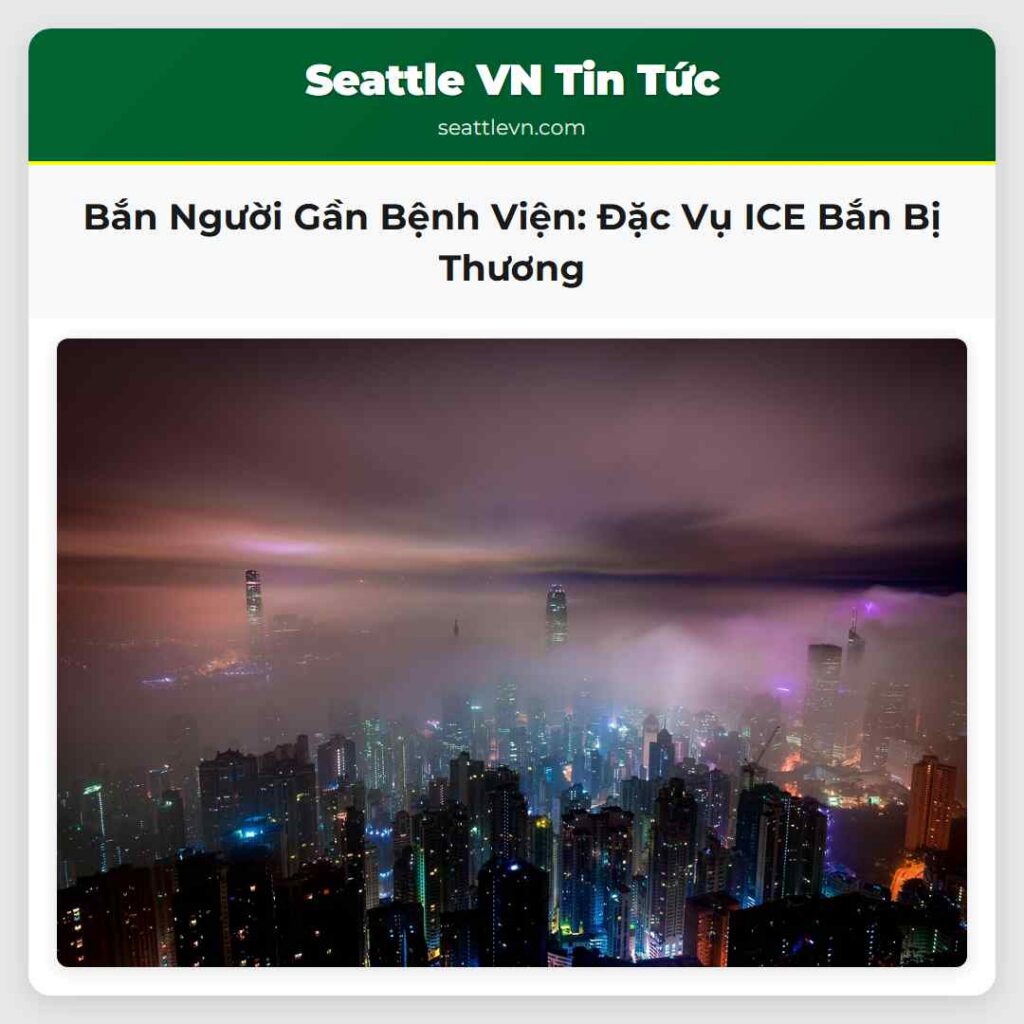 Bắn Người Gần Bệnh Viện: Đặc Vụ ICE Bắn Bị Thương