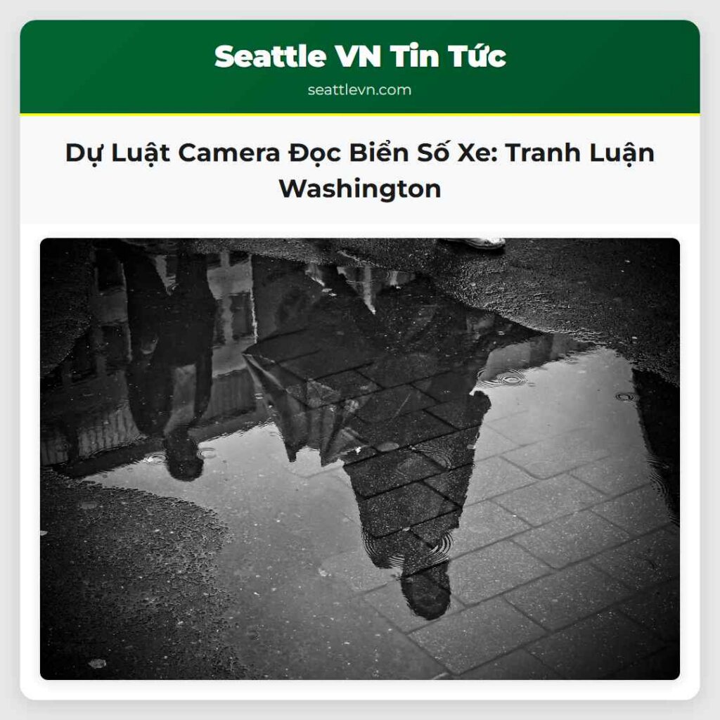 Dự Luật Camera Đọc Biển Số Xe: Tranh Luận