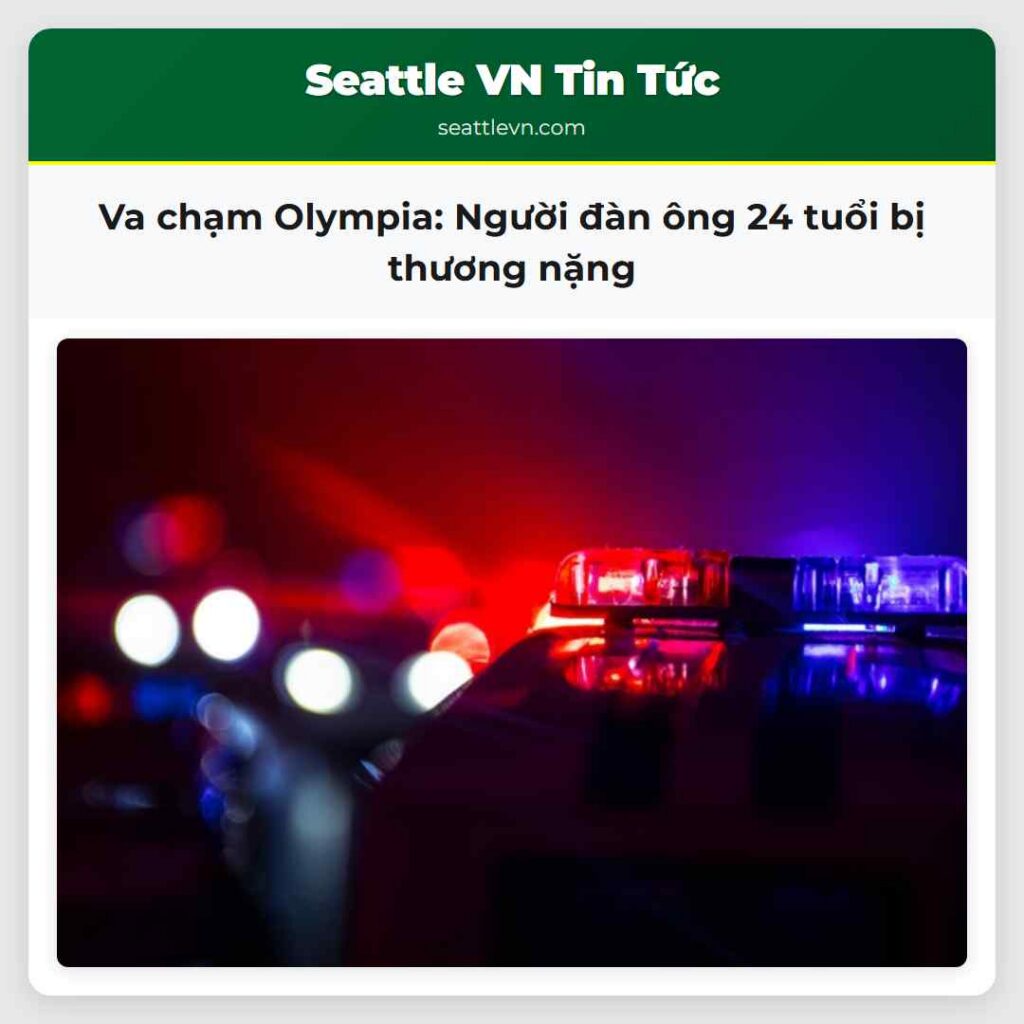 Va chạm Olympia: Người đàn ông 24 tuổi bị thương