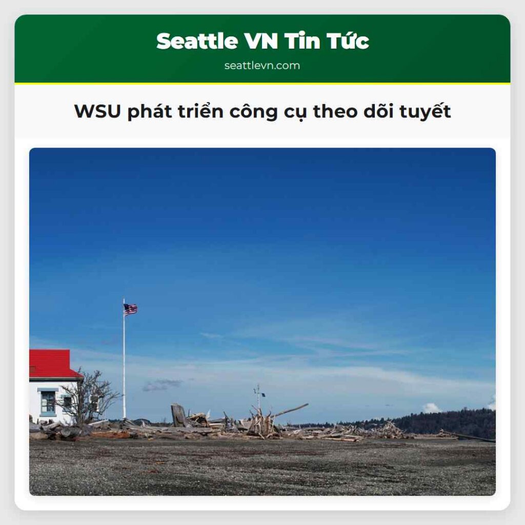 WSU phát triển công cụ theo dõi tuyết