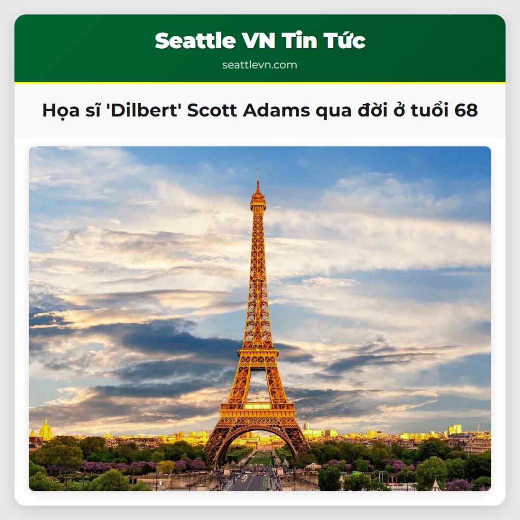 Họa sĩ 'Dilbert' Scott Adams qua đời ở tuổi 68