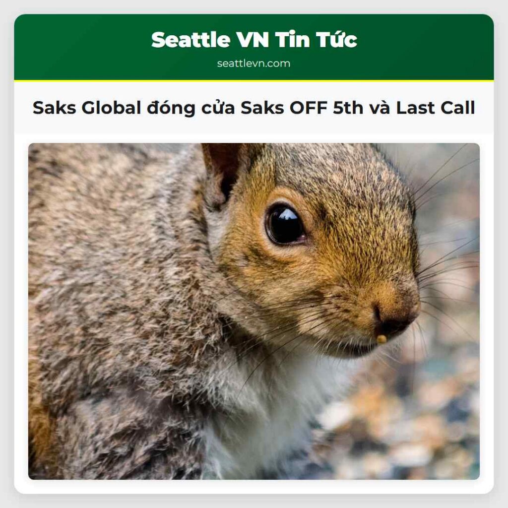 Saks Global đóng cửa Saks OFF 5th và Last Call
