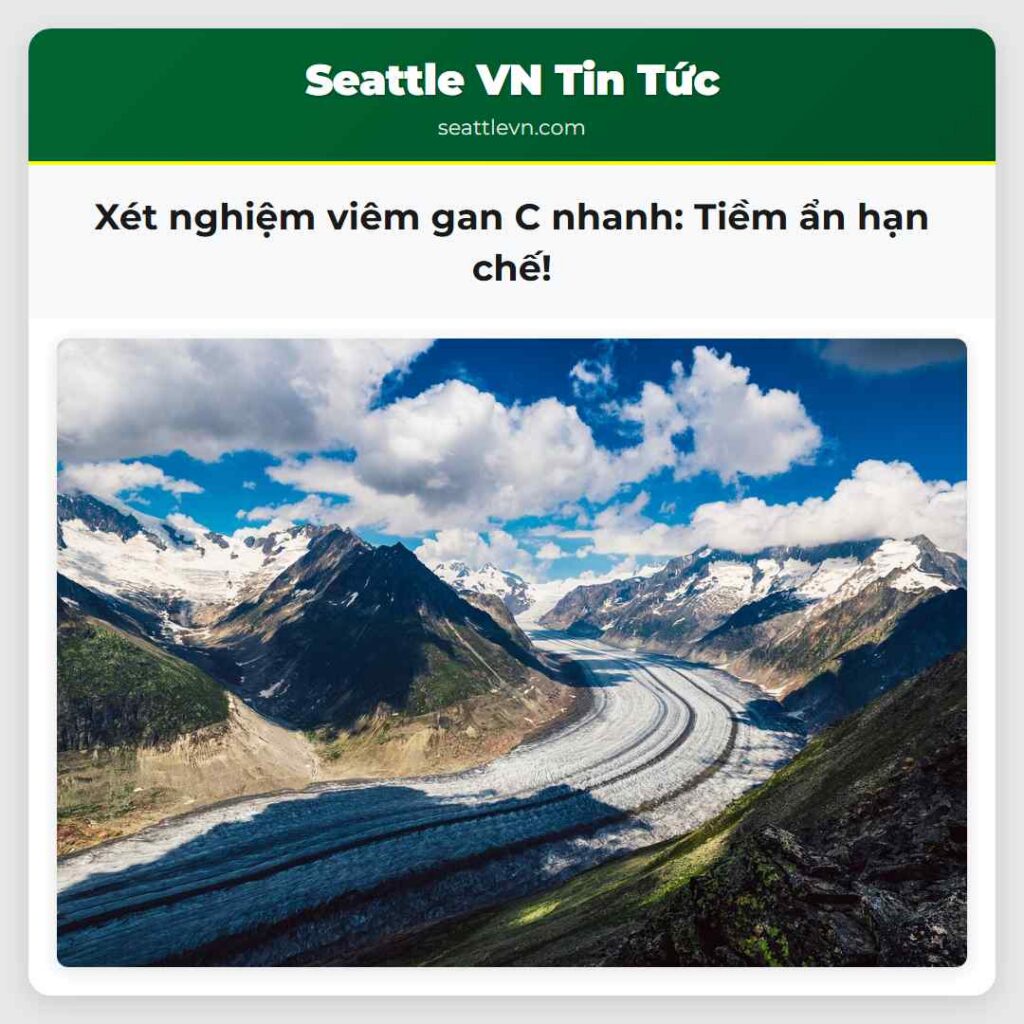 Xét nghiệm viêm gan C nhanh: Tiềm ẩn hạn chế!