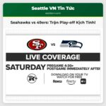 CẬP NHẬT TRỰC TIẾP Seattle Seahawks tiếp đón San Francisco 49ers tại Lumen Field