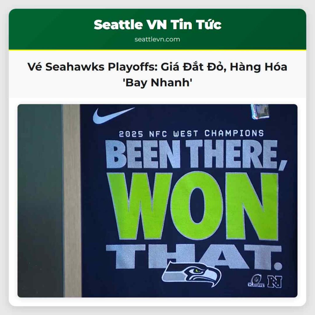Vé Seahawks Playoffs: Giá Đắt Đỏ, Hàng Hóa 'Bay