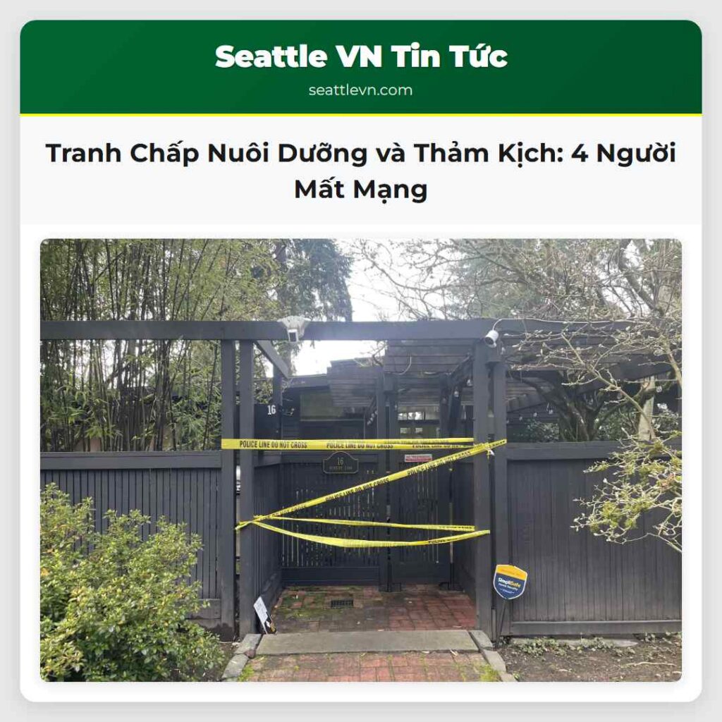 Tranh Chấp Nuôi Dưỡng và Thảm Kịch: 4 Người Mất