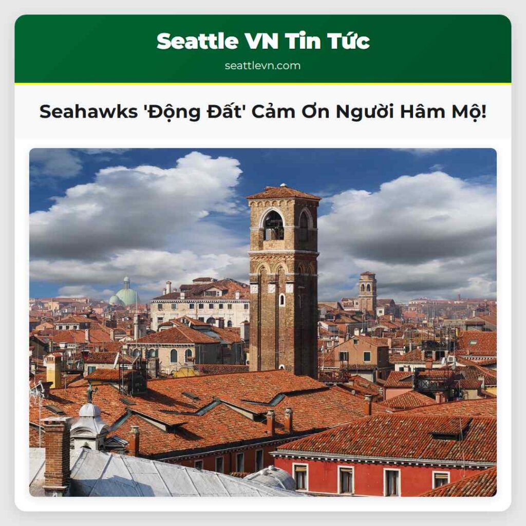 Seahawks 'Động Đất' Cảm Ơn Người Hâm Mộ!