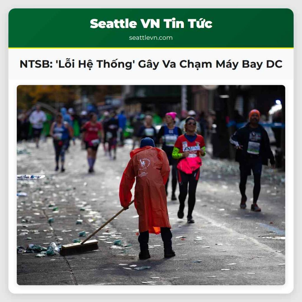 NTSB: 'Lỗi Hệ Thống' Gây Va Chạm Máy Bay DC