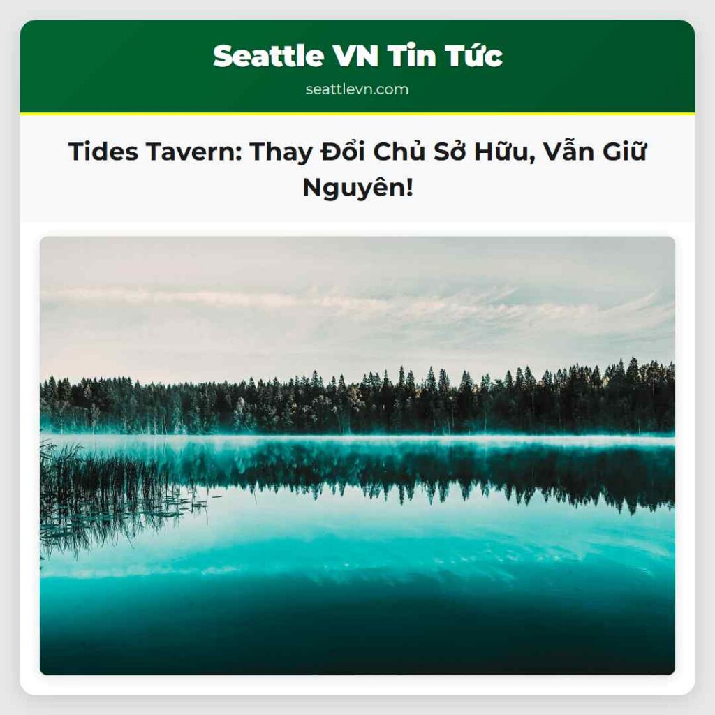 Tides Tavern: Thay Đổi Chủ Sở Hữu, Vẫn Giữ Nguyên!
