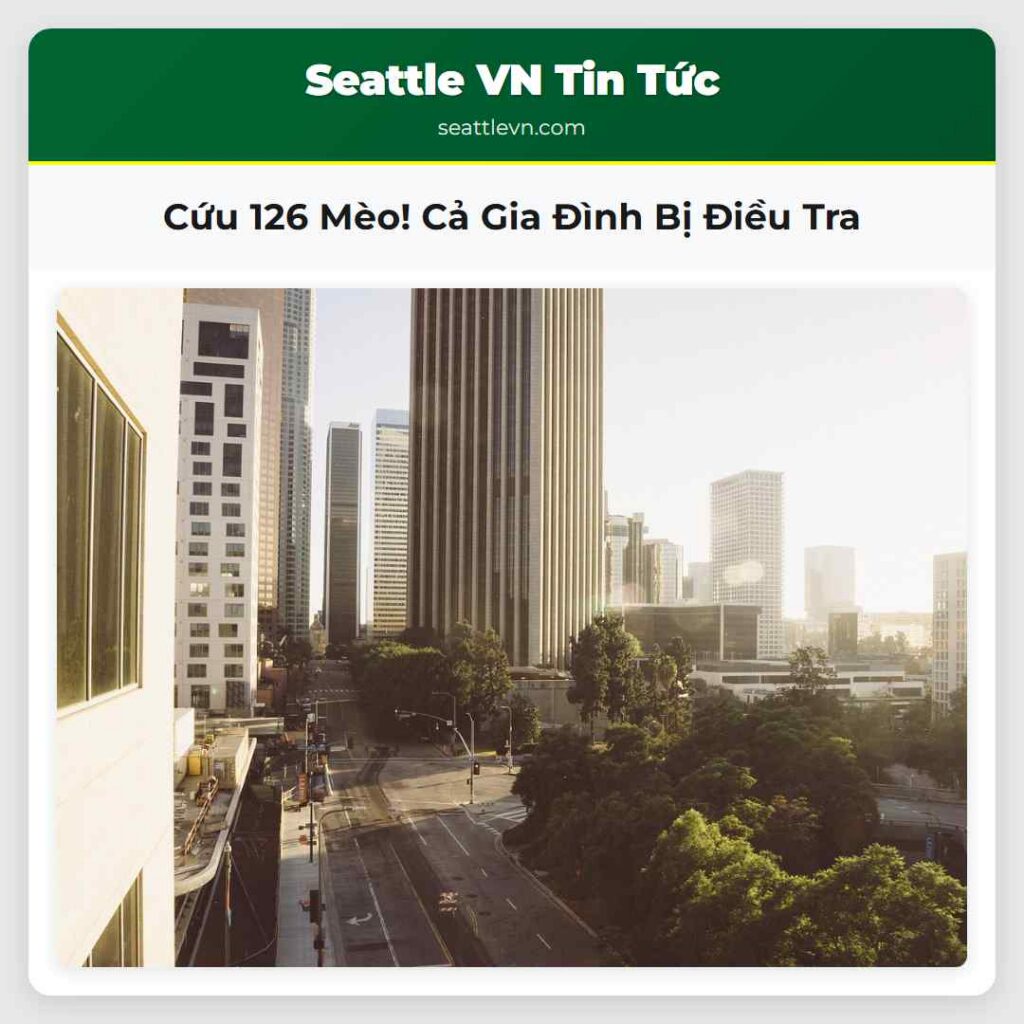 Cứu 126 Mèo! Cả Gia Đình Bị Điều Tra