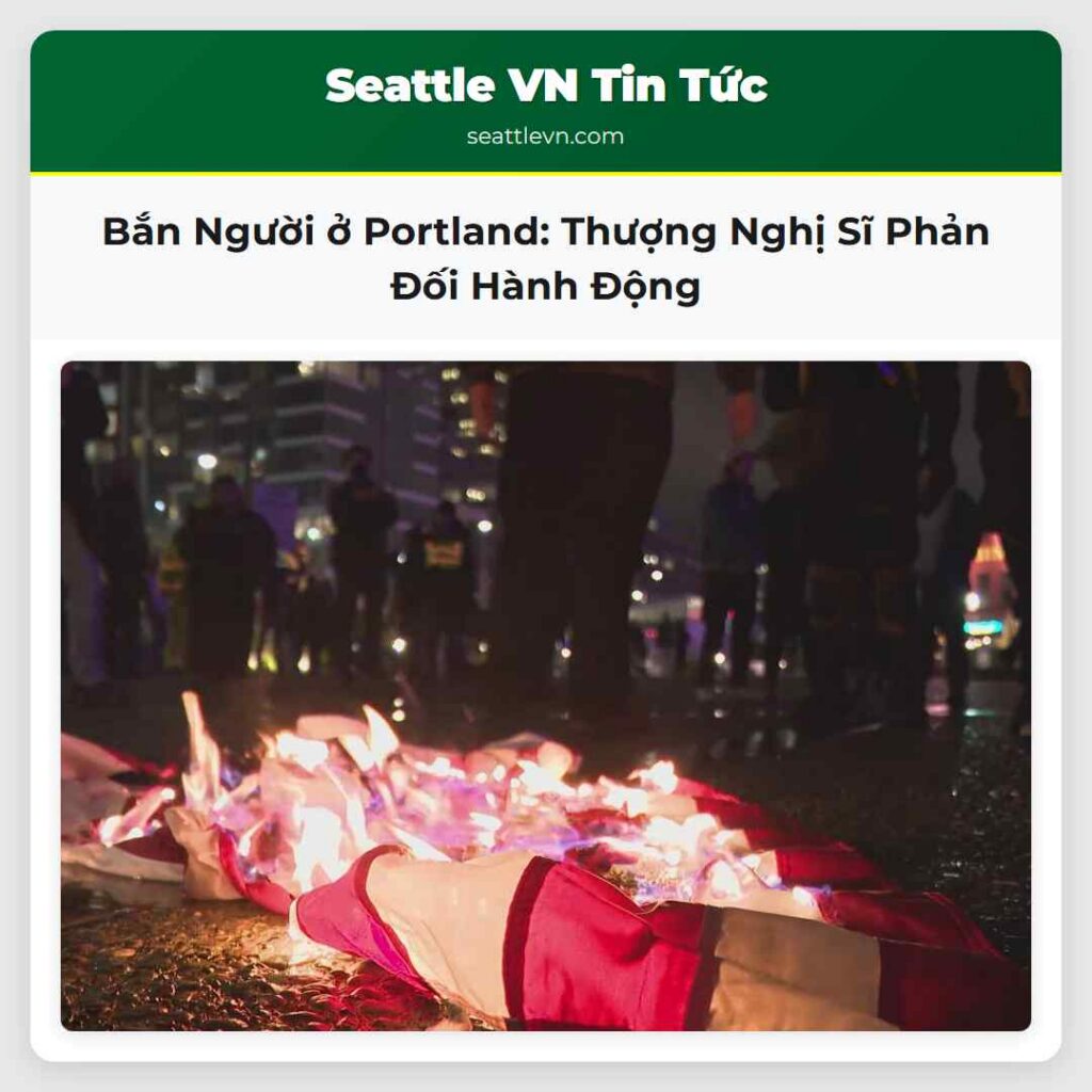 Bắn Người ở Portland: Thượng Nghị Sĩ Phản Đối