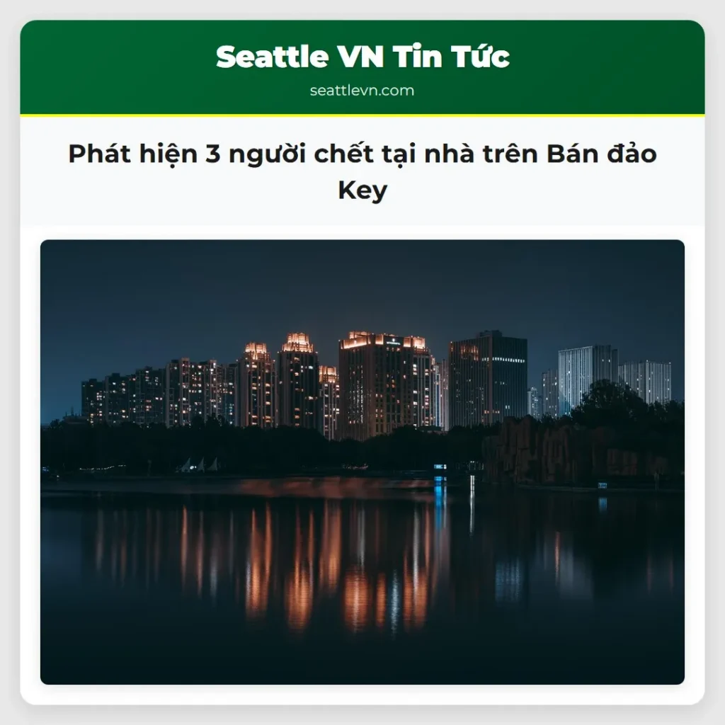 Phát hiện 3 người chết tại nhà trên Bán đảo Key