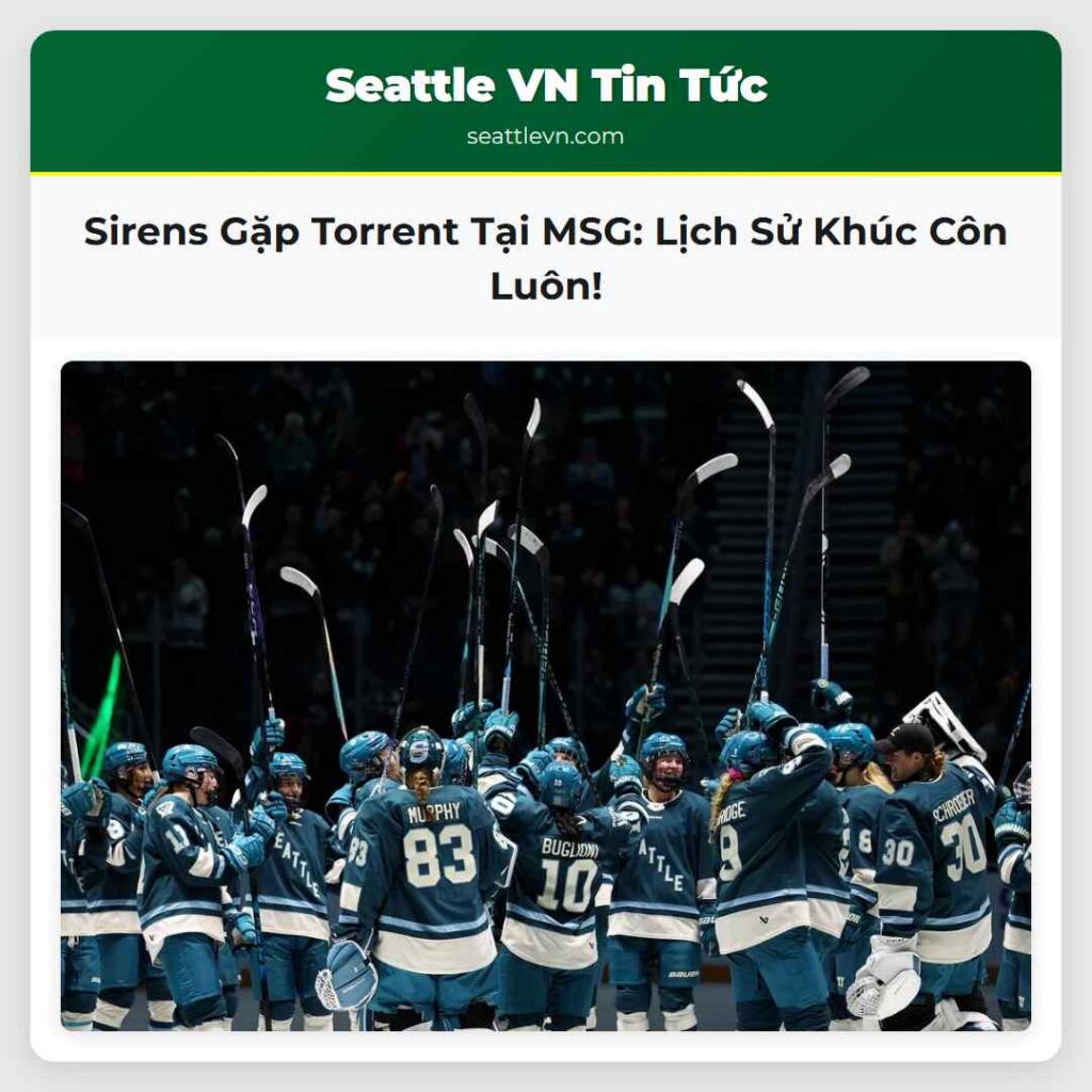 Sirens Gặp Torrent Tại MSG: Lịch Sử Khúc Côn Luôn!