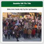 Biểu tình Nước Mỹ Tự Do diễn ra tại Seattle