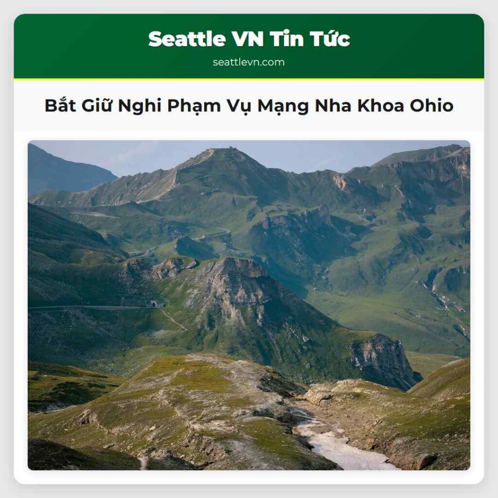 Bắt Giữ Nghi Phạm Vụ Mạng Nha Khoa Ohio