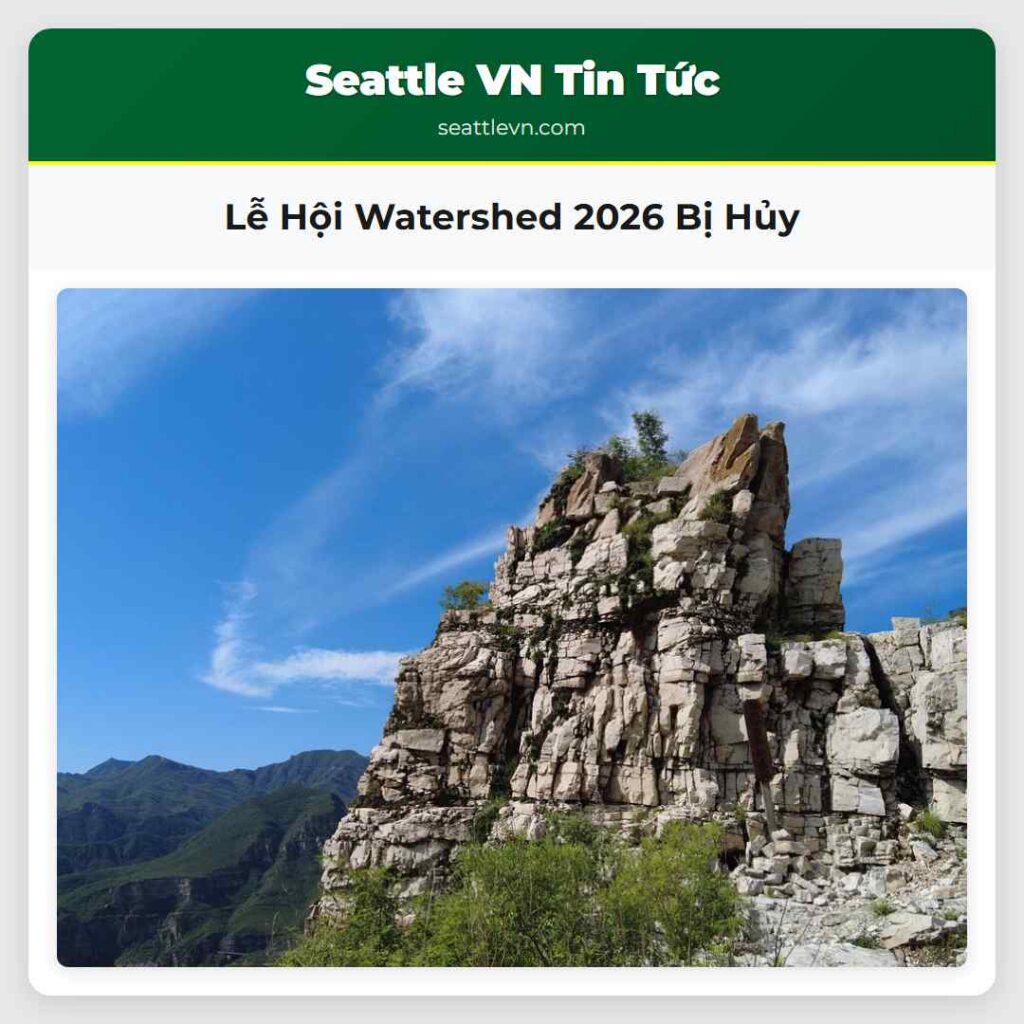 Lễ Hội Watershed 2026 Bị Hủy