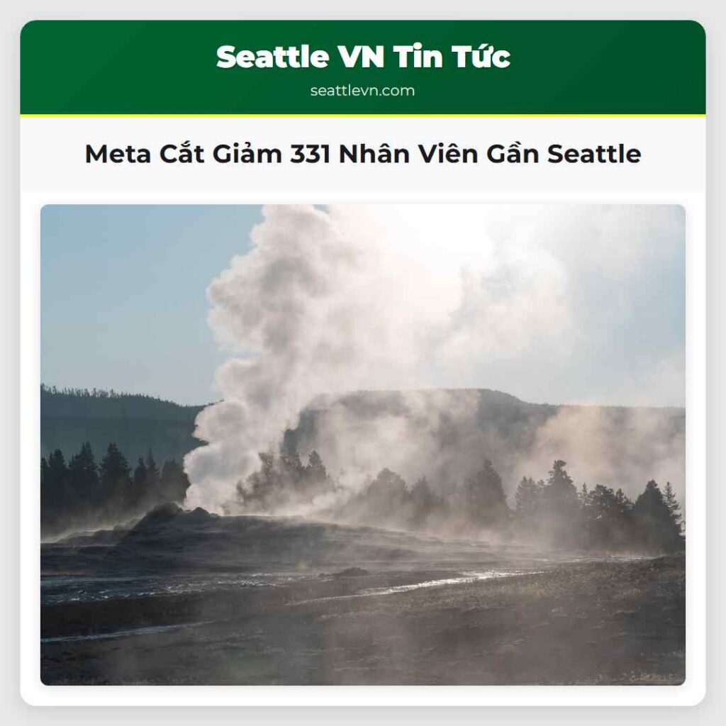 Meta Cắt Giảm 331 Nhân Viên Gần Seattle