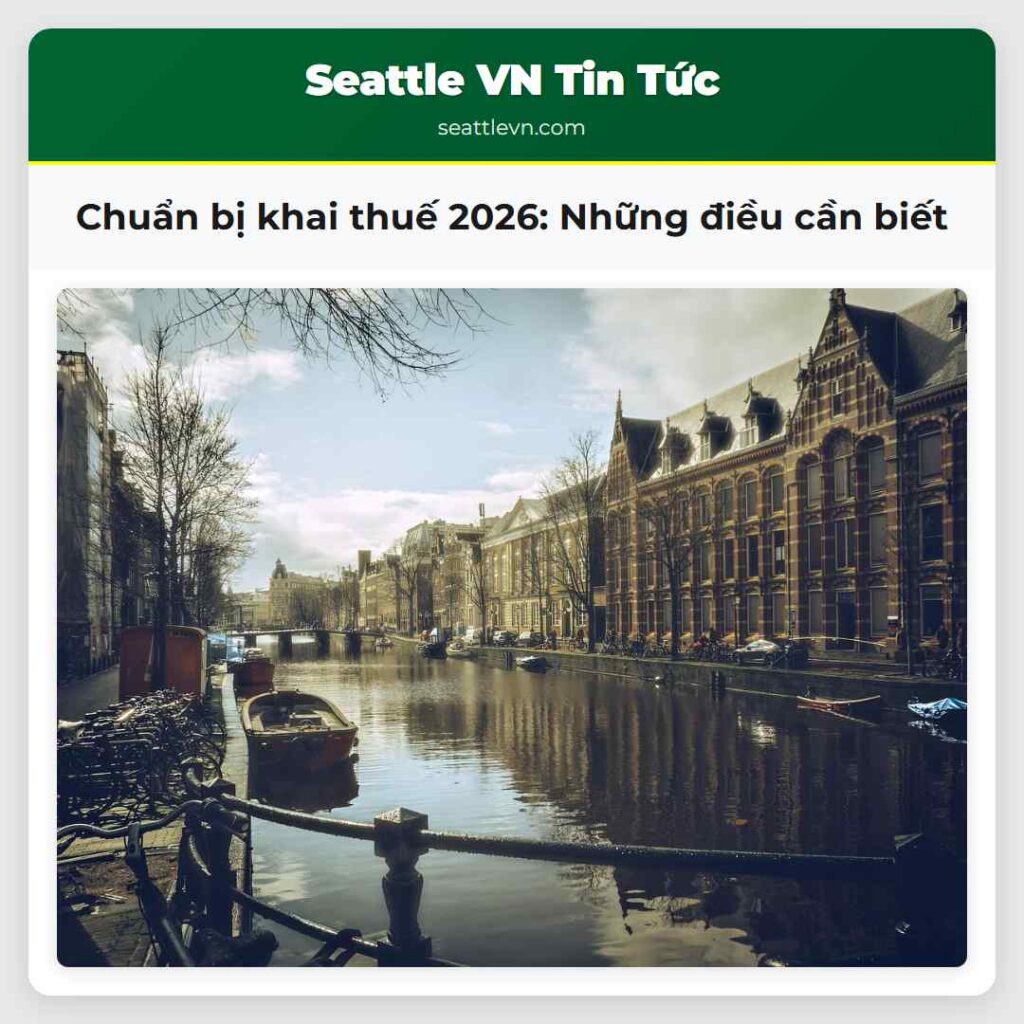 Chuẩn bị khai thuế 2026: Những điều cần biết