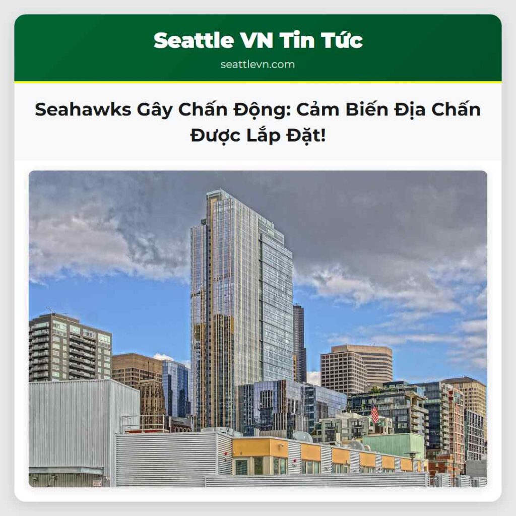 Seahawks Gây Chấn Động: Cảm Biến Địa Chấn Được