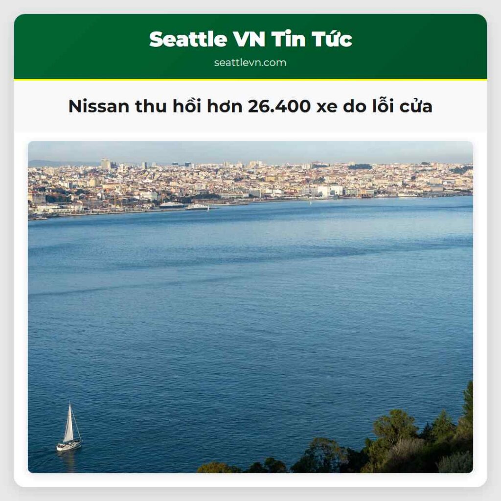 Nissan thu hồi hơn 26.400 xe do lỗi cửa