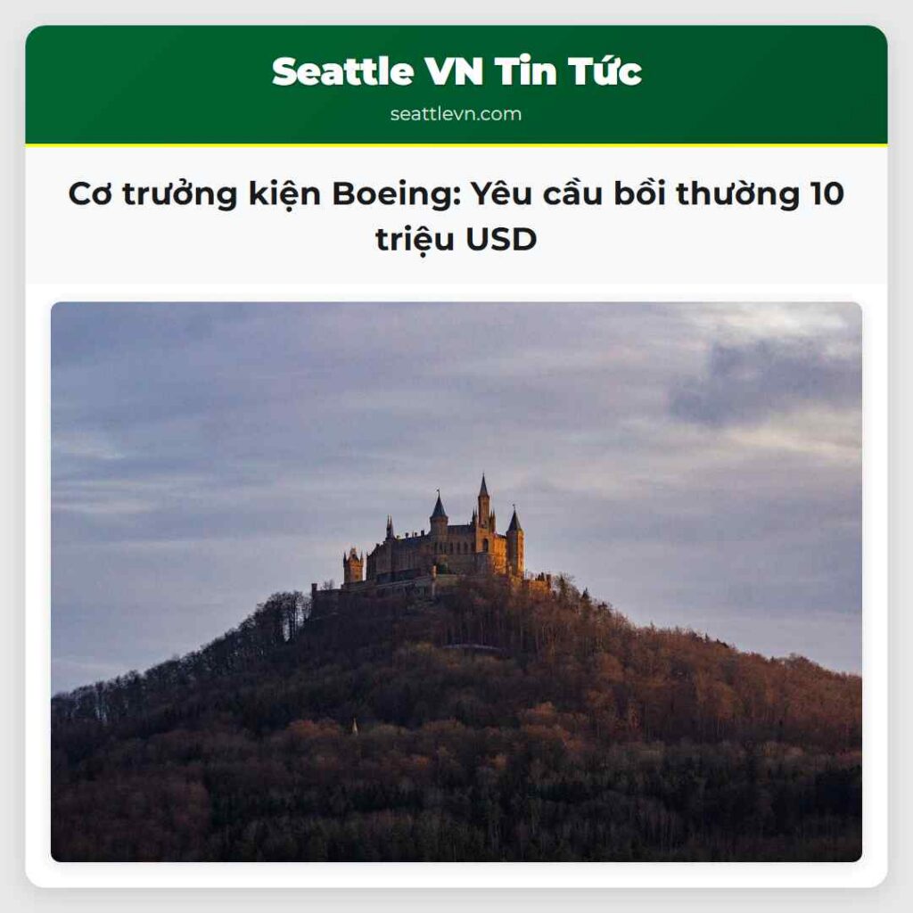 Cơ trưởng kiện Boeing: Yêu cầu bồi thường 10