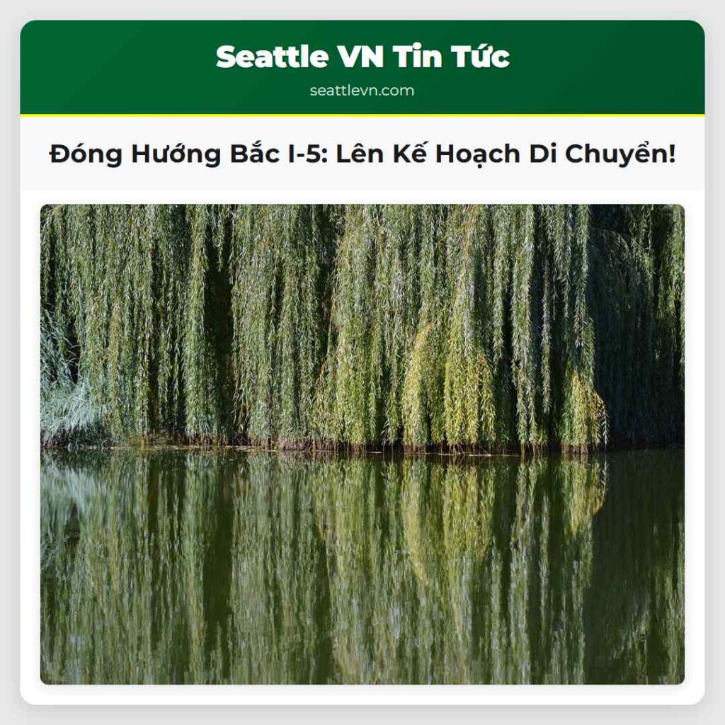 Đóng Hướng Bắc I-5: Lên Kế Hoạch Di Chuyển!