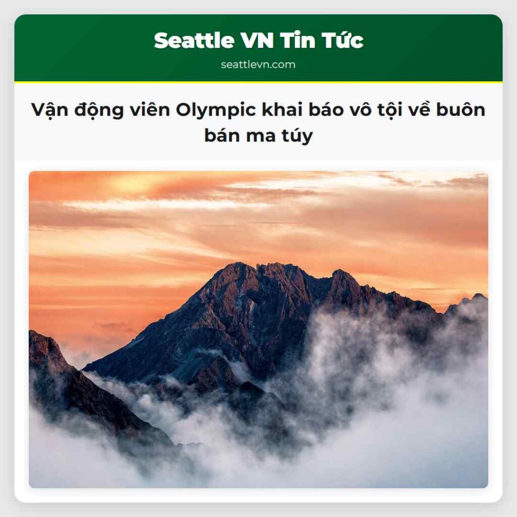 Vận động viên Olympic khai báo vô tội về buôn bán