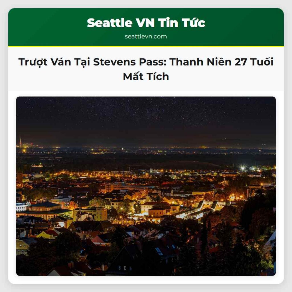 Trượt Ván Tại Stevens Pass: Thanh Niên 27 Tuổi
