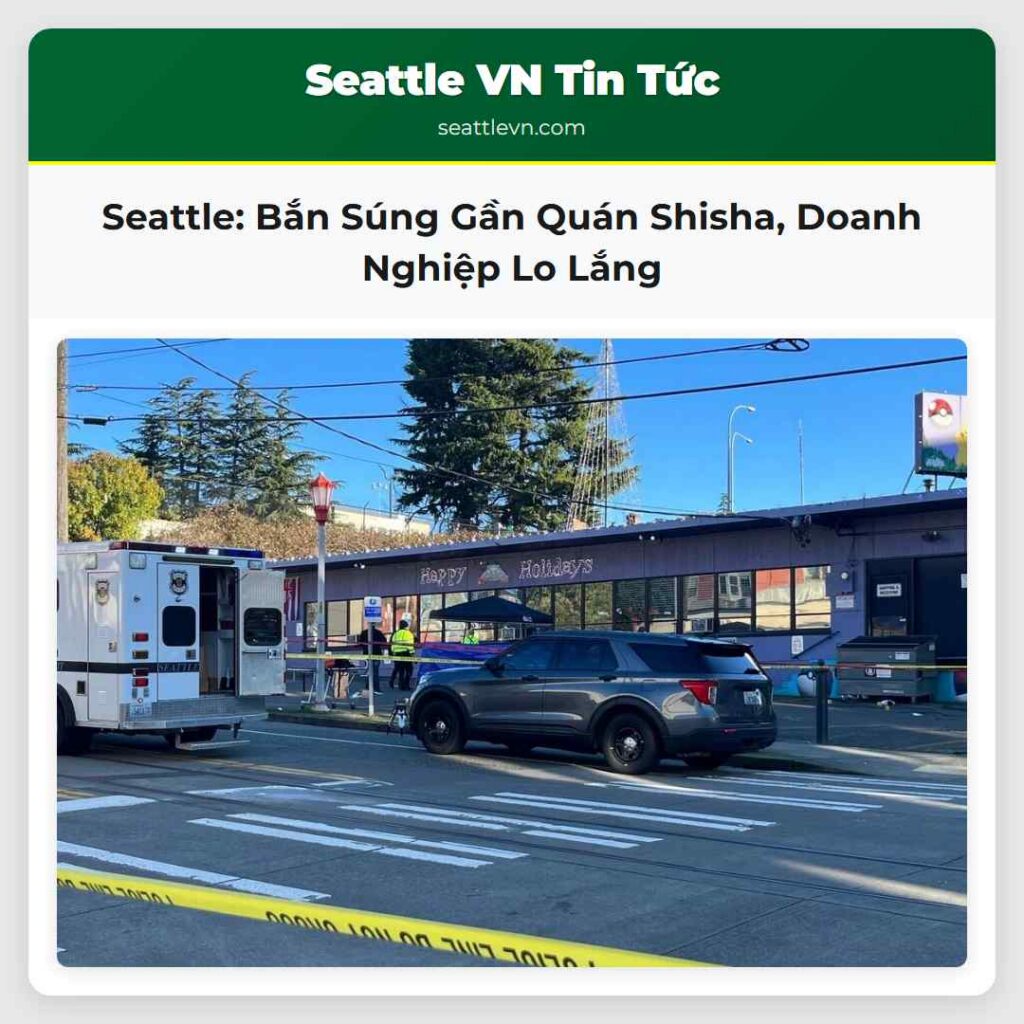 Seattle: Bắn Súng Gần Quán Shisha, Doanh Nghiệp