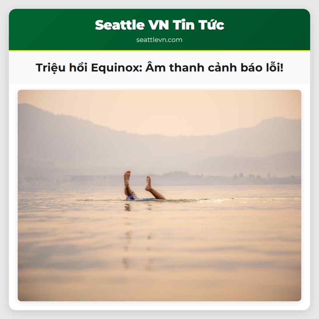 Triệu hồi Equinox: Âm thanh cảnh báo lỗi!