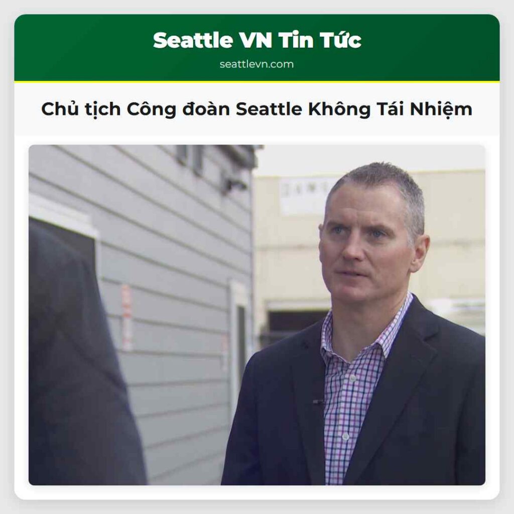Chủ tịch Công đoàn Seattle Không Tái Nhiệm