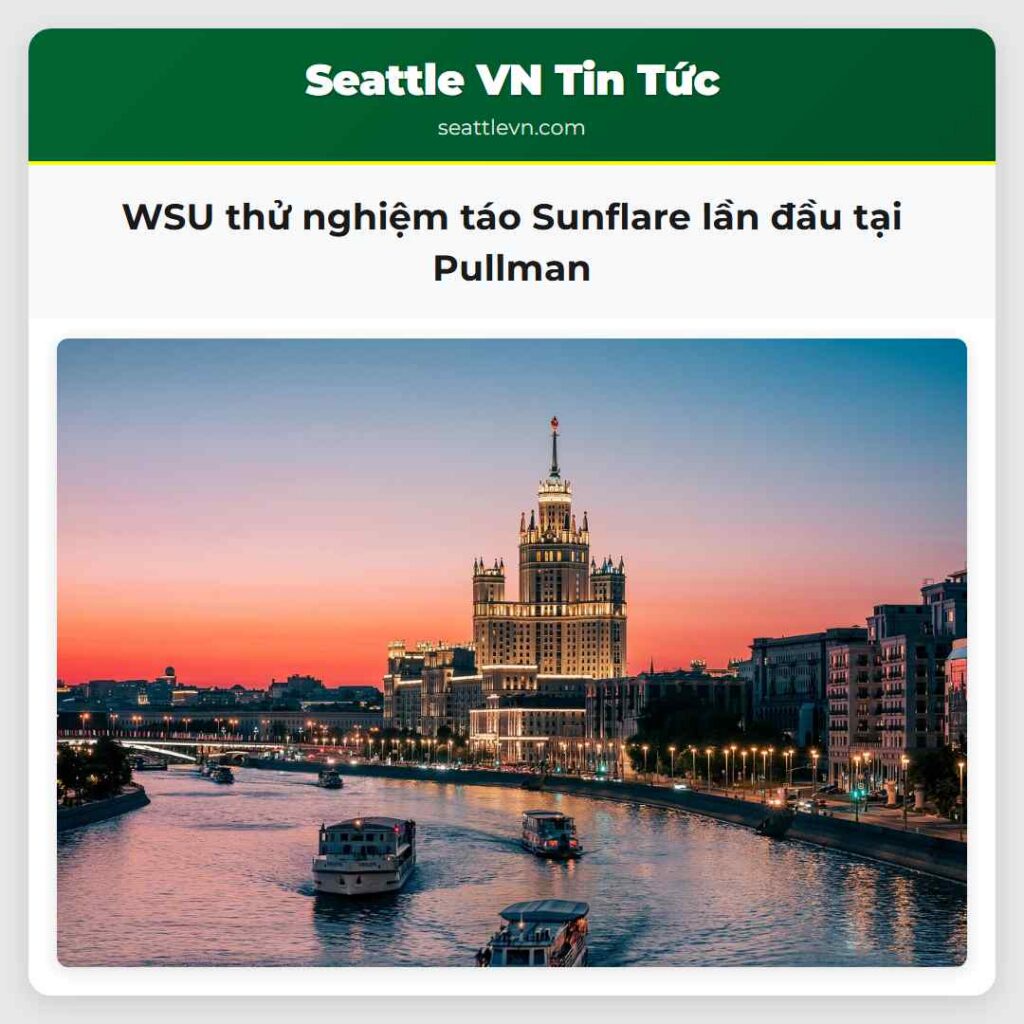 WSU thử nghiệm táo Sunflare lần đầu tại Pullman
