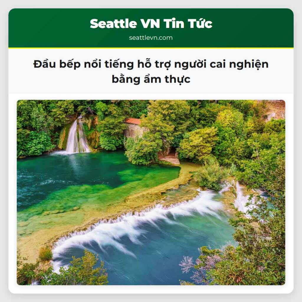 Đầu bếp nổi tiếng hỗ trợ người cai nghiện bằng ẩm