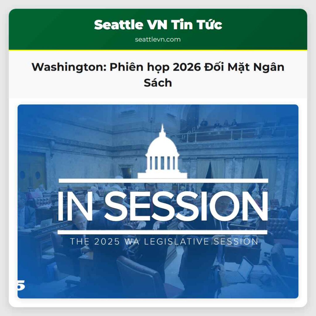 Washington: Phiên họp 2026 Đối Mặt Ngân Sách
