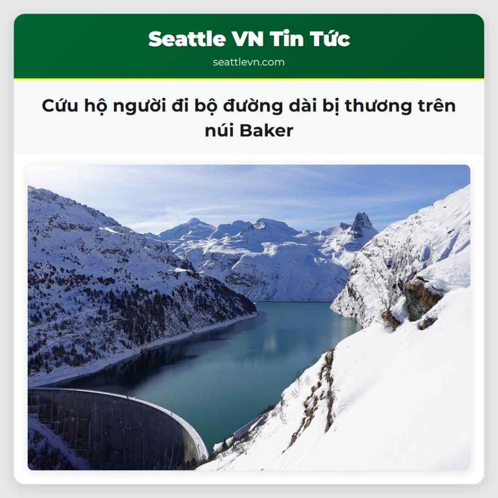 Cứu hộ người đi bộ đường dài bị thương trên núi