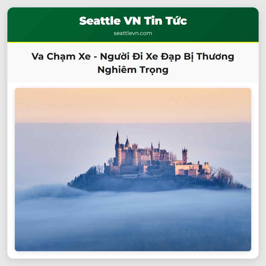 Va Chạm Xe - Người Đi Xe Đạp Bị Thương Nghiêm